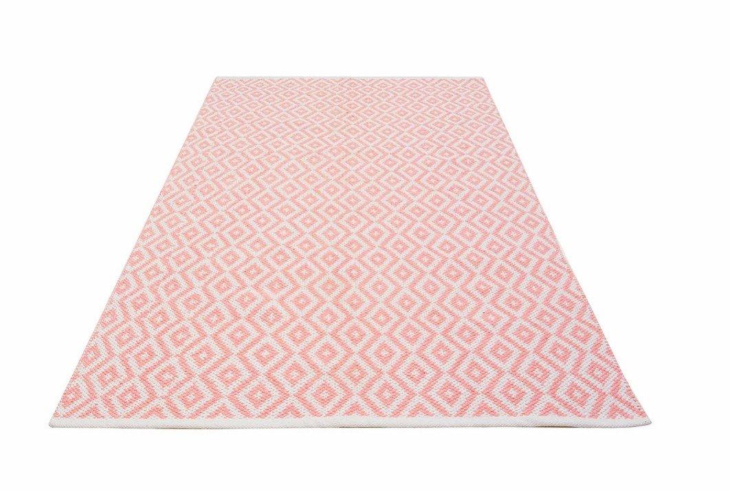 Alfombra Infantil Algodón 100% Lavable Trenzas Aratextil Rosa - Nanetes #